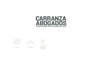 Abogadoscarranza.com(Abogados Carranza) Screenshot