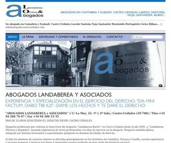 Abogadoscastrourdiales.com(Su abogado en Cantabria y Euskadi. Castro Urdiales Laredo Santoña Noja Santander Barakaldo Portugalete Getxo Bilbao) Screenshot