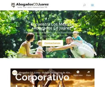 AbogadosCDjuarez.com(Encuentra Los Mejores Abogados en Cd Juarez. Para Cualquier Problema Legal. Abogados en Linea) Screenshot