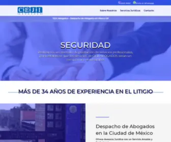 Abogadosceji.com.mx(Despacho de Abogados en México CDMX) Screenshot