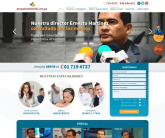 Abogadosdefamilia.com.pe(ABOGADOS DE FAMILIA) Screenshot