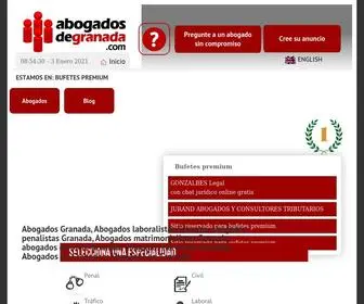 Abogadosdegranada.com(Abogados de Granada) Screenshot