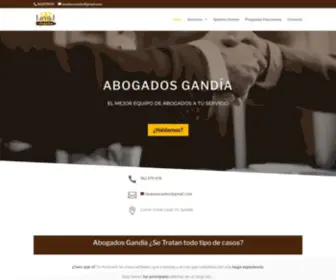 Abogadosgandia.org(▷ Abogados Gandía) Screenshot