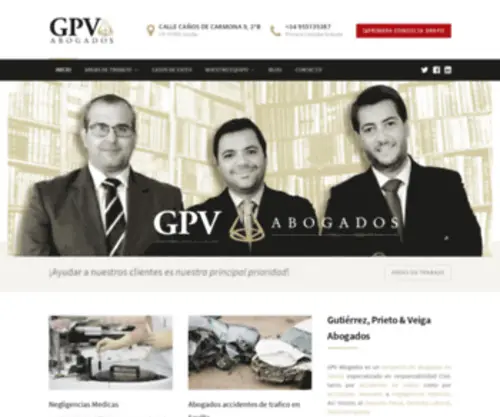 Abogadosgpv.es(Abogados en Sevilla) Screenshot