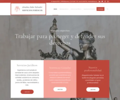 Abogadosjodarsalvador.com(Abogados en Barcelona) Screenshot