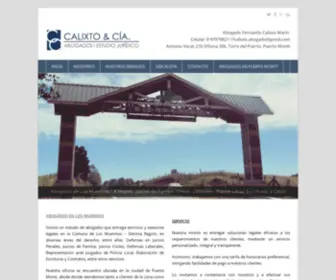 Abogadoslosmuermos.cl(Abogados en Los Muermos) Screenshot