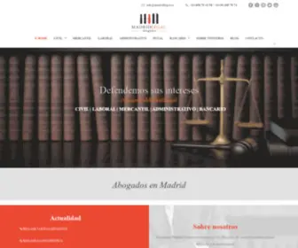 Abogadosmadridlegal.es(Abogados en Madrid) Screenshot