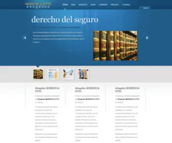 Abogadosmoreno.com(Abogados MORENO & OTTO) Screenshot