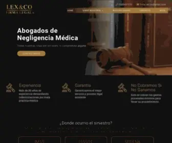 Abogadosnegligenciamedica.com.mx(Abogados) Screenshot