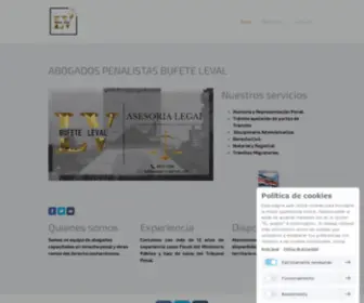 Abogadospenalistasbufeteleval.com(ABOGADOS PENALISTAS BUFETE LEVAL) Screenshot