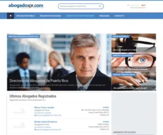 Abogadospr.com(Abogados de Puerto Rico) Screenshot