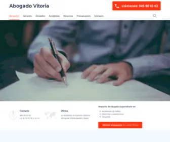 Abogadovitoria.net(Abogado Vitoria) Screenshot