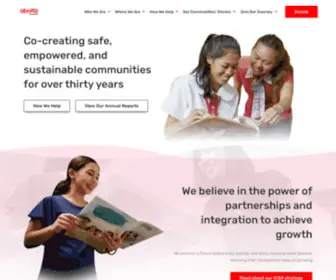 AboitizFoundation.org(Aboitiz Foundation) Screenshot