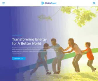 Aboitizpower.com(Clean Energy and Green Living) Screenshot