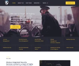 Abokussecurity.com(Abokus Integrated Security Services Limited) Screenshot