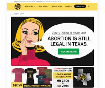 Abolishabortiontx.org(Our mission) Screenshot