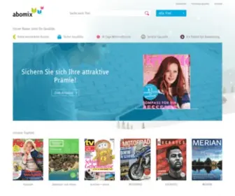 Abomix.de(Zeitschriften Abo) Screenshot