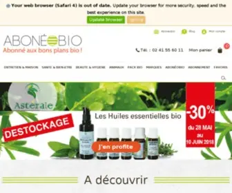 Aboneobio.com(Hygiène bio et cosmétique bio) Screenshot