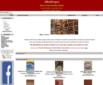 Abooklegacy.com(A Book Legacy) Screenshot