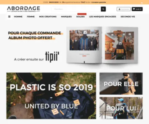 Abordage-Shop.com(ABORDAGE) Screenshot