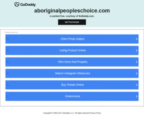 Aboriginalpeopleschoice.com(Aboriginalpeopleschoice) Screenshot