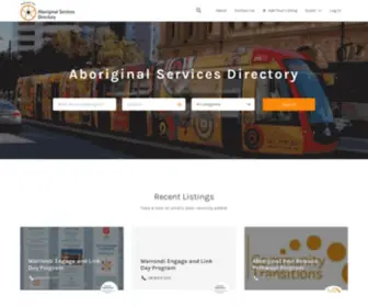 Aboriginalservicesdirectory.com.au(Find your way) Screenshot