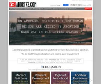 Abort73.com(/ Abortion Unfiltered) Screenshot