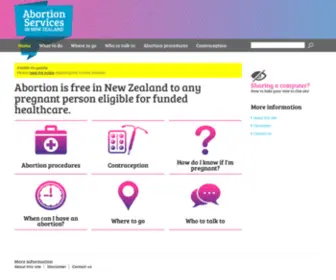 Abortion.org.nz(Abortion) Screenshot