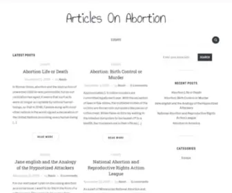 Abortionrecoveryinternational.org(Essay Examples) Screenshot