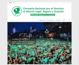 Abortolegal.com.ar(Inicio) Screenshot