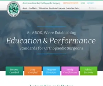 Abos.org(Home) Screenshot