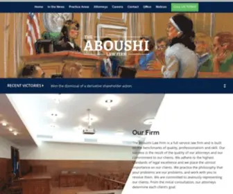 Aboushi.com(The Aboushi Law Firm) Screenshot