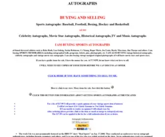 About-Autograph-Collecting.com(Sports, Baseball, Celebrities, Historical, Movie Star, Memorabilia) Screenshot