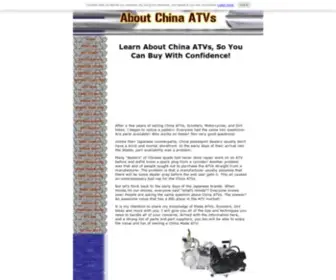 About-China-ATVS.com(China ATVs) Screenshot