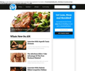About-Muscle.com(About Muscle) Screenshot
