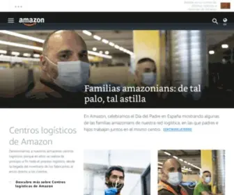 Aboutamazon.es(En Amazon nos guiamos por cuatro principios) Screenshot