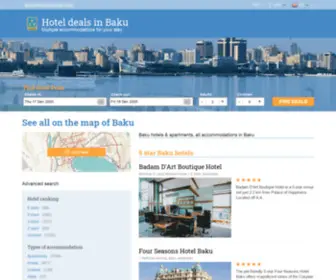 Aboutbakuhotels.com(Baku hotels & apartments) Screenshot