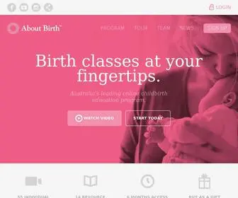 Aboutbirth.com.au(Aboutbirth) Screenshot
