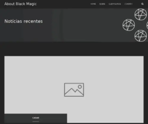 Aboutblackmagic.com(About Black Magic) Screenshot