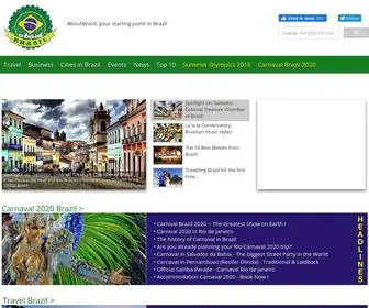 Aboutbrasil.com(About Brasil) Screenshot