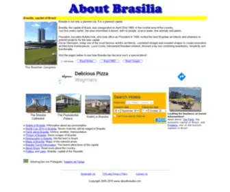 Aboutbrasilia.com(Capital city of Brazil) Screenshot