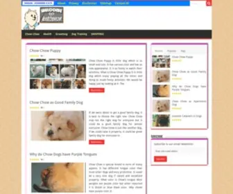 Aboutchows.net(About Chows) Screenshot