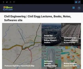 Aboutcivil.org(Civil Engineering) Screenshot