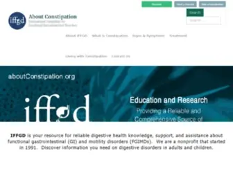Aboutconstipation.org(Dedicated to finding solutions for people with chronic constipation) Screenshot