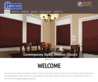 Aboutfaceblinds.net(About Face Blinds & Shutters) Screenshot