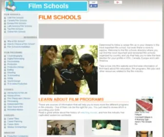 Aboutfilmschools.com(Films Schools) Screenshot