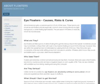 Aboutfloaters.com(Aboutfloaters) Screenshot