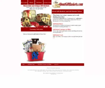 Aboutgiftbaskets.com(About Gift Baskets) Screenshot