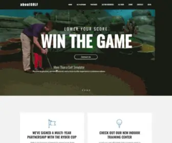 Aboutgolf.com(AboutGolf Golf Simulators) Screenshot