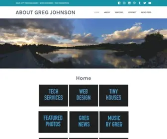 Aboutgregjohnson.com(Iowa City Technologist) Screenshot